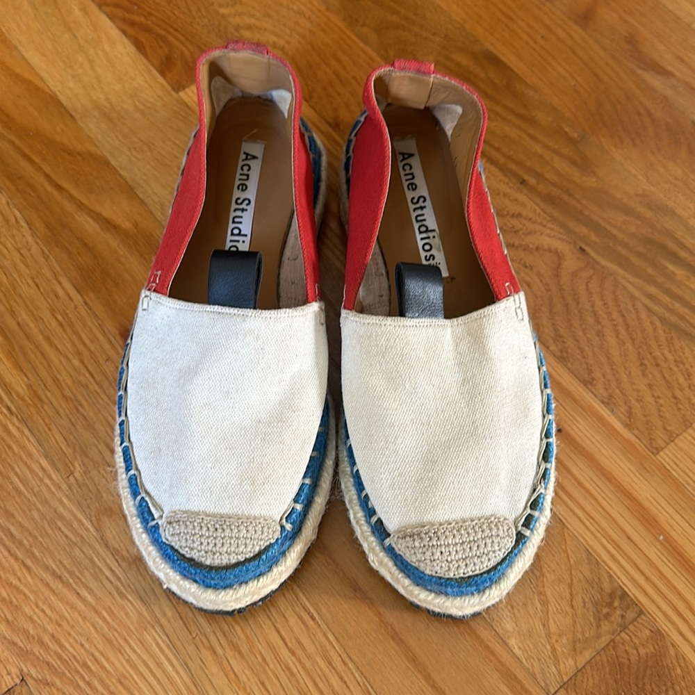 New acne studios espadrilles size 37